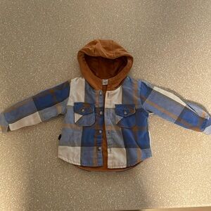 Toddler Olive & Scout Hooded Flannel